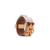 thumbnail cdc bracelet in leather nata ghw - L'UXE LINK