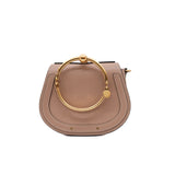 thumbnail nile crossbody bag in leather beige ghw - L'UXE LINK
