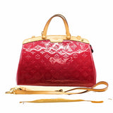 thumbnail BREA HANDBAG MONOGRAM VERNIS MM pink patent - L'UXE LINK