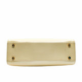 thumbnail Brea Blanc Corail Monogram Vernis Patent Leather White - L'UXE LINK