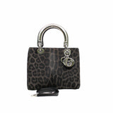 thumbnail lady dior medium lepard print horse fur phw - L'UXE LINK