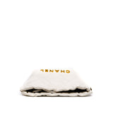 thumbnail small 22 in leather white ghw#J4X11xxx - L'UXE LINK