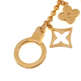 thumbnail Fleur de Monogram Bag Charm Chain in ghw - L'UXE LINK