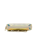 thumbnail Pochette Volga Iridescent Prism in rainbow pva white phw - L'UXE LINK