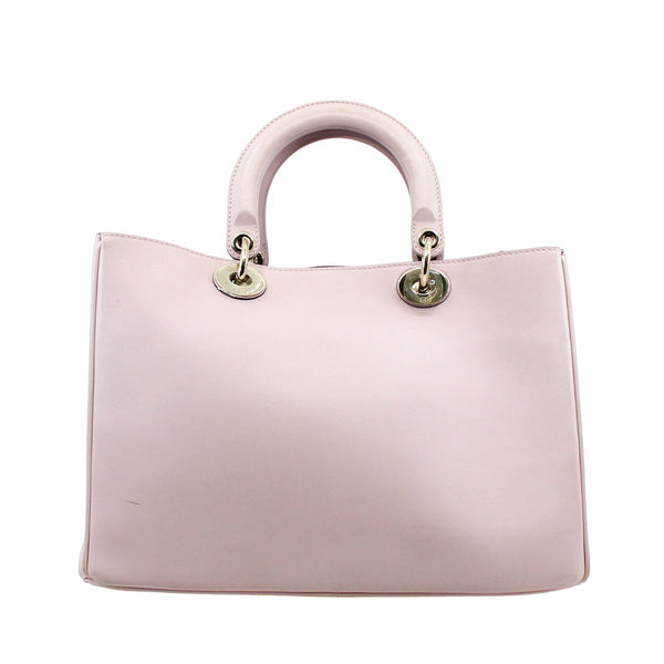 DIORISSIMO TOTE MEDIUM PEBBLED LEATHER PINK SHW