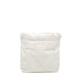 thumbnail small 22 in leather white ghw#J4X11xxx - L'UXE LINK