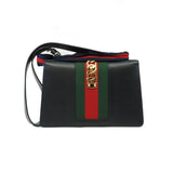 thumbnail slyvie mm black with leather strap - L'UXE LINK