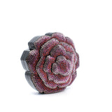 thumbnail flower diamonds side chain bag - L'UXE LINK