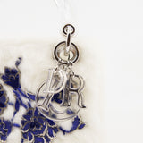 thumbnail lady mini white fur with blue crystal PHW - L'UXE LINK