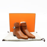 thumbnail ankle brown boots kelly buckle phw #37 - L'UXE LINK