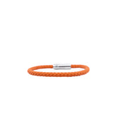 thumbnail Goliath bracelet in leather orange phw - L'UXE LINK
