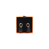 thumbnail kelly bag and lock earring in pvc ghw - L'UXE LINK