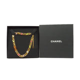 thumbnail plate pandent color crystal necklace in ghw - L'UXE LINK