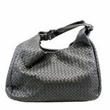 thumbnail Nappa Intrecciato Hobo Bag Large Lambskin Grey - L'UXE LINK