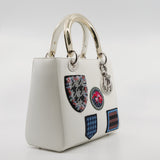 thumbnail dior lady medium white with stamp - L'UXE LINK