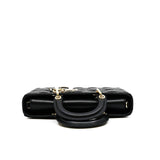 thumbnail D-joy small lamb skin black ghw - L'UXE LINK