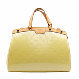 thumbnail BREA HANDBAG MONOGRAM VERNIS MM NEUTRAL BEIGE - L'UXE LINK