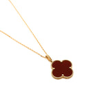thumbnail necklace red alhambra long big 1 motif yg rrp 9500 - L'UXE LINK