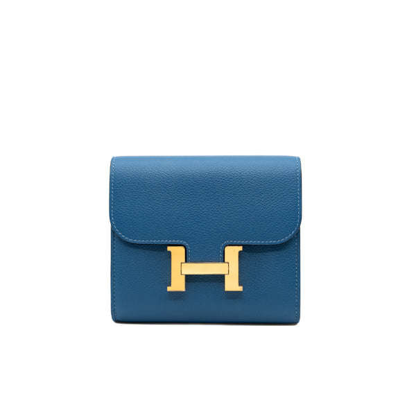 constance compact wallet blue evercolor ghw