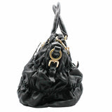 thumbnail prada tote fabric black - L'UXE LINK