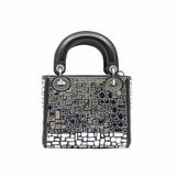 thumbnail lady dior mini mirror with black phw - L'UXE LINK