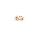 thumbnail chaine d'ancre ring in 18k rg # 52 19G06xxx - L'UXE LINK