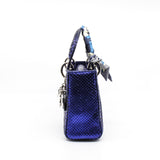 thumbnail lady dior with chainglittering purple blue snake skin phw - L'UXE LINK