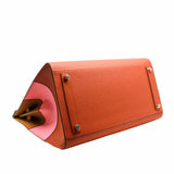 thumbnail birkin 35 SILLIER espom AA line rainbow in lime/sesame/confetti/terre bat Y STAMP PHW - L'UXE LINK