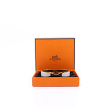 thumbnail clic h bangle white pm size ghw - L'UXE LINK