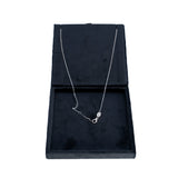 thumbnail 18k wg necklace white pearl - L'UXE LINK