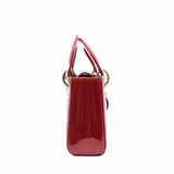 thumbnail lady dior mini red patent phw - L'UXE LINK