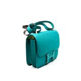 thumbnail constance 24cm blue epsom mix green A stamp - L'UXE LINK
