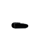 thumbnail constance long wallet with lizard buckle in CCD black C stamp - L'UXE LINK
