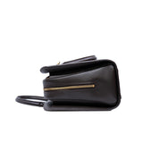 thumbnail vintage box top handle strap shoulder bag in damier ebene ghw 2020 - L'UXE LINK