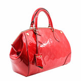 thumbnail Santa Monica Tote Bag patent leather  red ghw - L'UXE LINK
