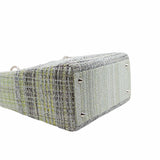 thumbnail lady dior Medium Tweed green phw - L'UXE LINK