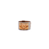 thumbnail cdc bracelet in leather nata ghw - L'UXE LINK