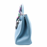 thumbnail issimo MM light blue mix rosepink with twilly phw - L'UXE LINK