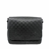 thumbnail Messenger District Damier Infini  Granit black phw - L'UXE LINK