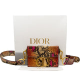 thumbnail small montaigne box in python beige/red ghw - L'UXE LINK