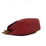 thumbnail top handle caviar flap chain side bag red seri 23 - L'UXE LINK