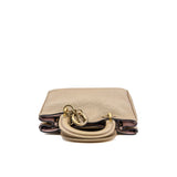 thumbnail mini issimo in leather gold ghw - L'UXE LINK