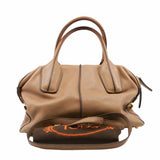 thumbnail Two-way Shoulder Handbag Leather Brown - L'UXE LINK