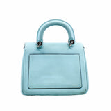 thumbnail BE DIOR FLAP BAG MINI LEATHER BLUE PHW - L'UXE LINK