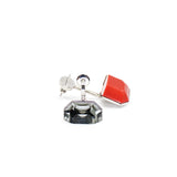 thumbnail earring red and crystal - L'UXE LINK