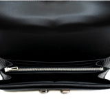 thumbnail constance long wallet with lizard buckle in CCD black C stamp - L'UXE LINK