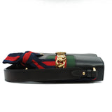 thumbnail slyvie mm black with leather strap - L'UXE LINK
