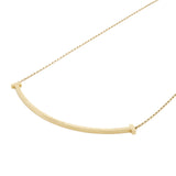 thumbnail T-smile large necklace in 18k yg - L'UXE LINK