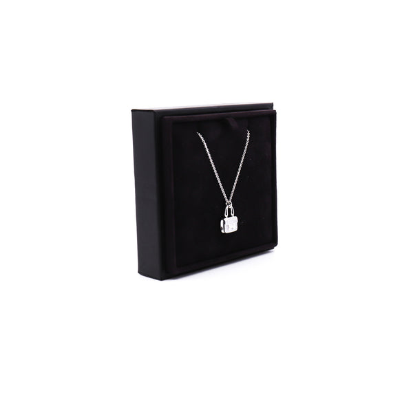 constance necklace 18k full diamonds white gold seri 21W359894