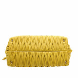 thumbnail tote lambskin yellow with strap ghw - L'UXE LINK
